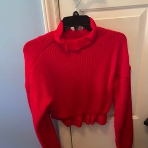 Red sweater